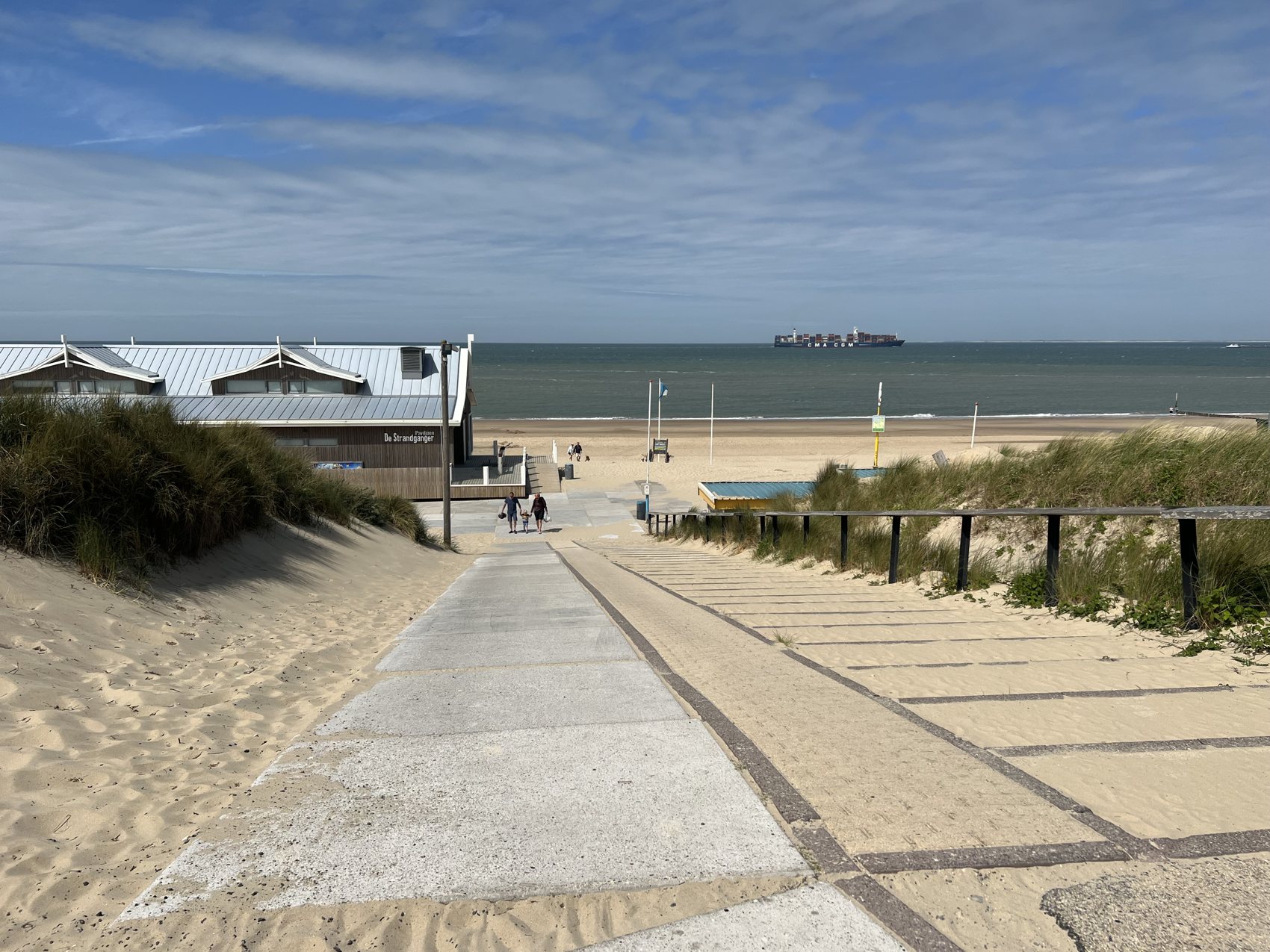 Weg zum Strand