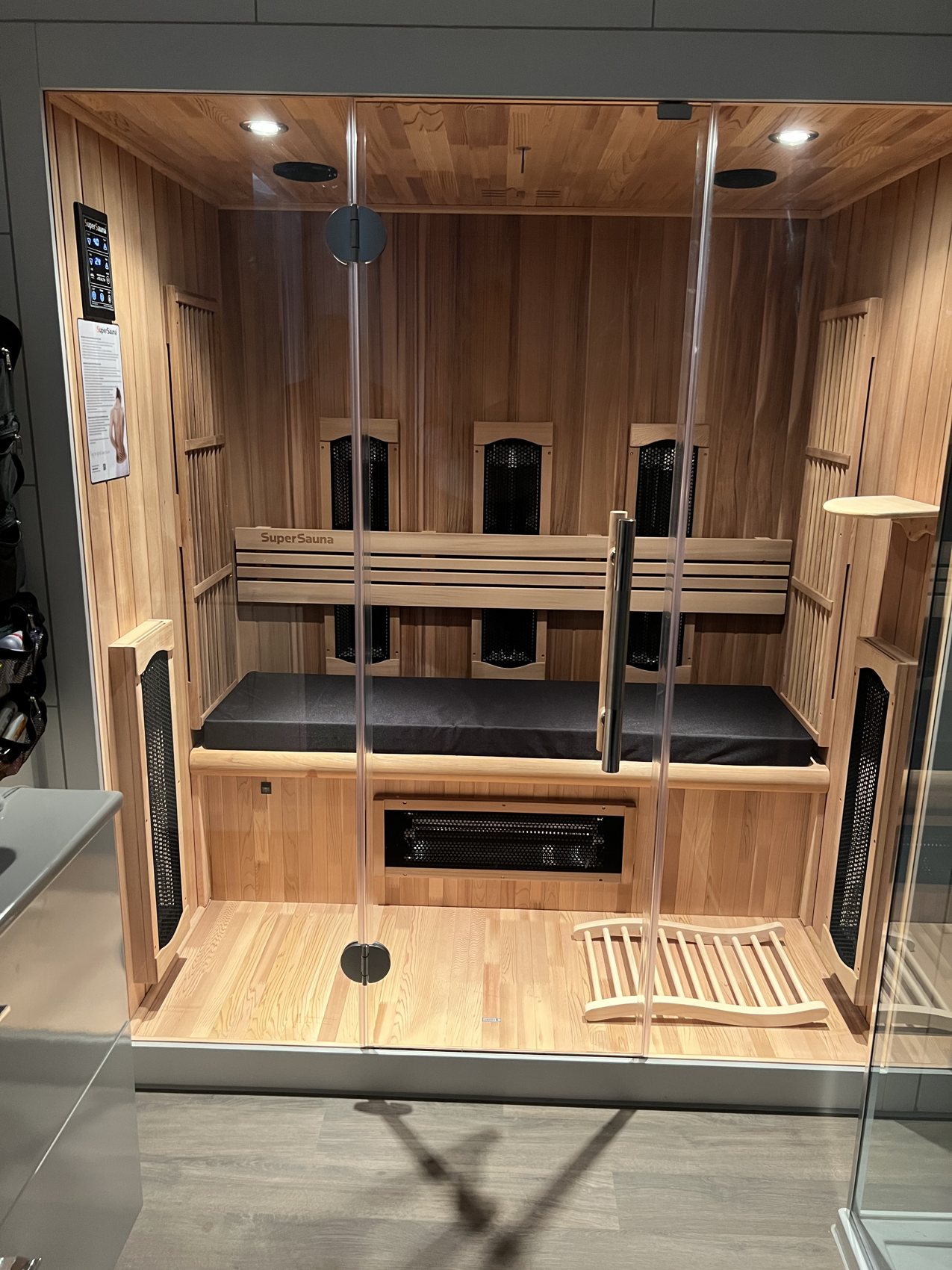 Infrarotsauna im Badezimmer